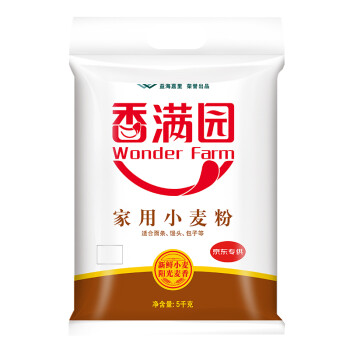 香满园  中筋粉 家用小麦粉 5kg