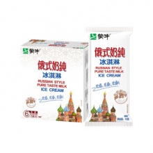 蒙牛  俄式奶纯冰淇淋75g*6支