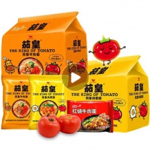 统一 茄皇方便面3包+红烧牛肉面2包