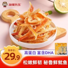 海狸先生 烤鱿鱼条120g*2袋