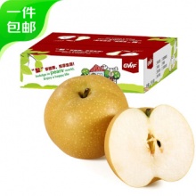 京鲜生 长城丰水梨 大果 净重4.5斤 单果250g+ 