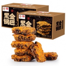 盼盼  黑金锅巴-肉松蟹黄味16包