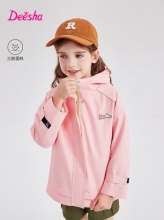 笛莎 女童三防风衣外套