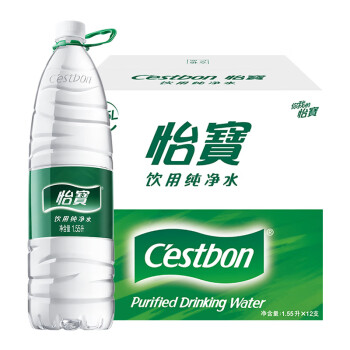 怡宝 饮用纯净水1.55L*12瓶
