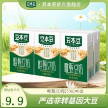 豆本豆 唯甄原味豆奶250ml*6盒
