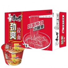 康师傅 劲爽红烧牛肉面*12桶
