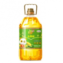 福临门 非转基因压榨玉米油6.18L 