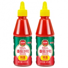 凤球唛 番茄酱挤压瓶476g*2瓶