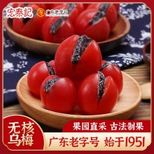 宏泰记 乌梅条250g