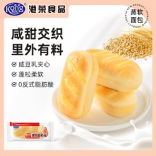 港荣 蒸面包咸豆乳味450g+50g