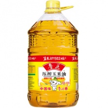鲁花 食用油 物理压榨 玉米油6.18L 