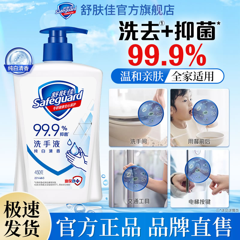 舒肤佳 经典抑菌洗手液420*2+袋装200g