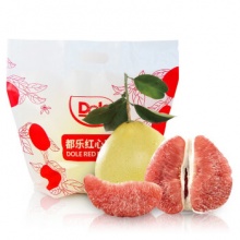 都乐Dole 红肉蜜柚简装 2只装 总重2.1KG
