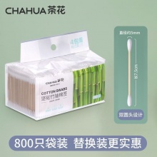 茶花 竹轴棉签800支袋装