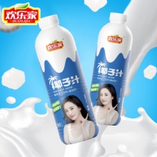 欢乐家 大瓶椰子汁 1L*4瓶