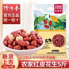 汾都香  红皮花生米 大粒500g*2袋