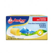 安佳(Anchor) 动物黄油淡味无添加盐454g