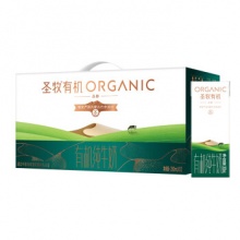 圣牧有机 纯牛奶品醇200ml*12盒