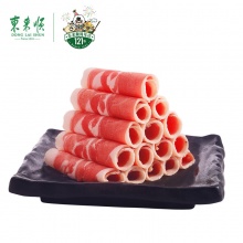 东来顺 内蒙古羔羊原切厚切肉卷500g