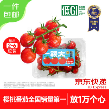 京鲜生&一颗大 樱桃番茄小串 418g*2盒