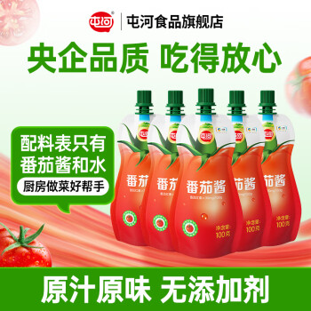 屯河 新疆内蒙番茄酱100g*5袋