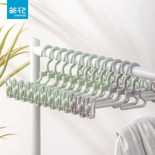 茶花 裤夹衣架5支