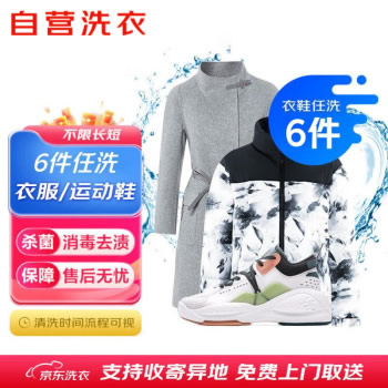 洗衣服务衣鞋任洗6件