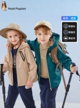 暇步士 儿童连帽风衣
