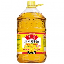 鲁花 压榨玉米油6.38L