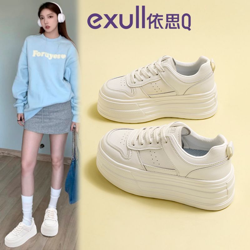 依思Q 厚底小白鞋