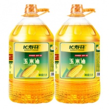 长寿花 物理压榨玉米油 5L*2桶
