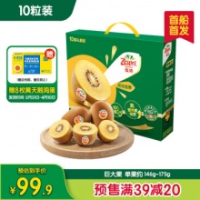 佳沛 新西兰 阳光金奇异果10粒