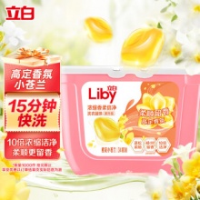立白洗衣凝珠 小苍兰香氛34颗
