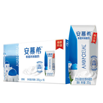 伊利安慕希 酸奶原味205g*16盒