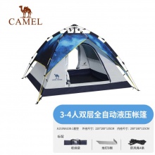 骆驼 两门两窗全自动帐篷夜空 双层