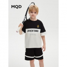 MQD 撞色运动短袖套装