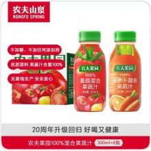 农夫果园 100%混合果蔬汁 300ml*6瓶