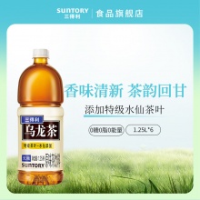 三得利 无糖乌龙茶 大瓶茶饮料1.25L*6瓶