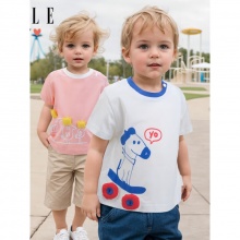 ELLE BABY 卡通图案儿童T恤