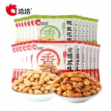洽洽 小吃花生麻辣12g*25袋+椒盐15g*15袋