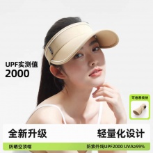小野和子 户外空顶防晒帽遮阳帽