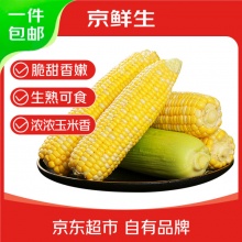 京鲜生 云南水果玉米 净重5斤单果250g+ 