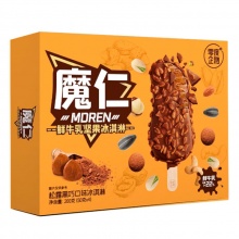 零度企鹅 魔仁松露黑巧口味冰淇淋50g*4支