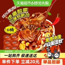 麻六记 酸辣粉256g*6桶
