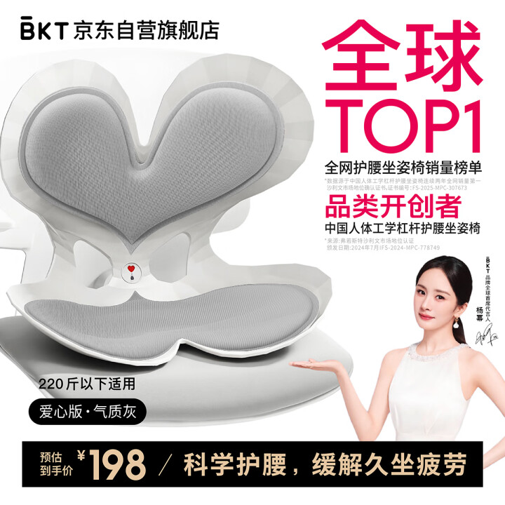 BKT 护腰坐垫腰靠垫美臀垫