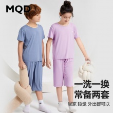 MQD 优可丝短袖七分裤套装