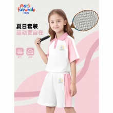 马克华菲 儿童POLO衫+运动短裤2件套装