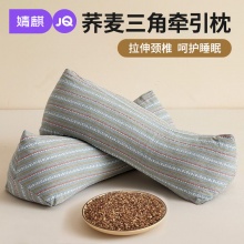 婧麒 三角全荞麦枕头