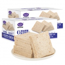 港荣 低脂双藜麦吐司面包460g*2
