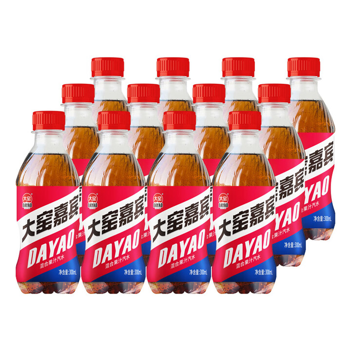大窑 嘉宾橙诺橙味果汁汽水300mL* 12瓶